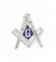 Forge Masonic Compass Enamel Cufflink