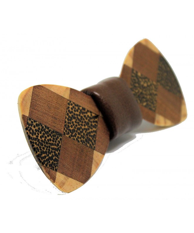 Solid Exotic Bow Tie Leather