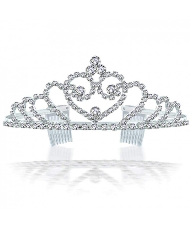 Rhinestone Crystal Bridal Silver Plated