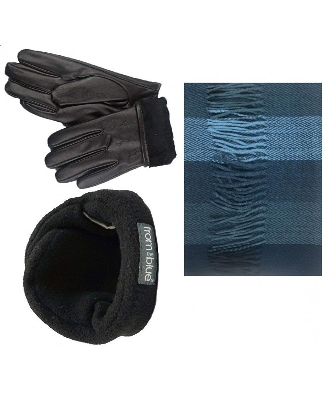 Gloves Cashmere Adjustable Warmer Herringbone