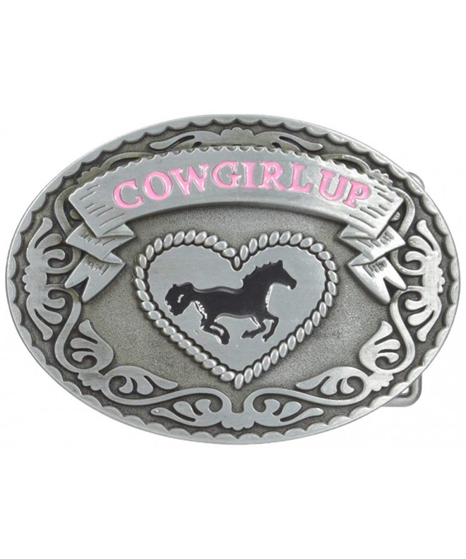 Buckle Womens Cowgirl Western Silver x