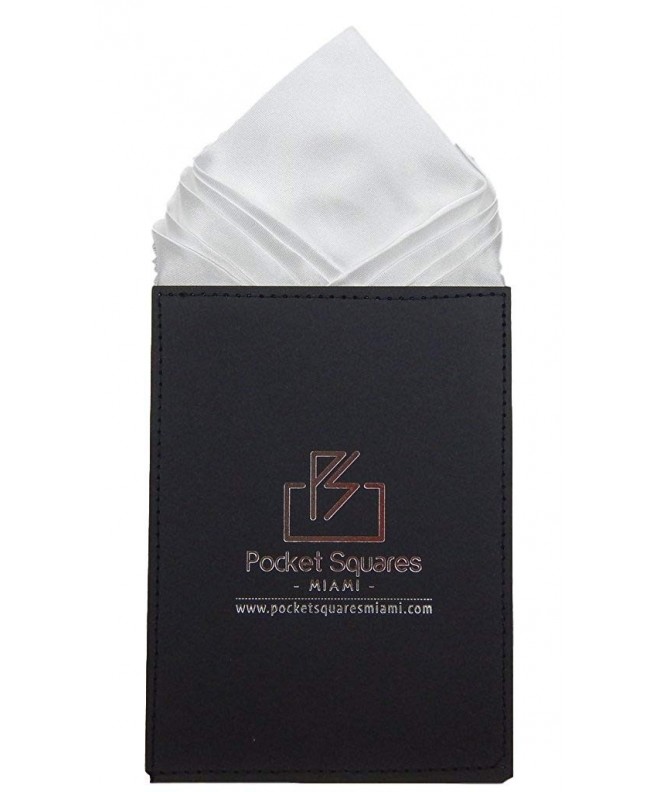 Pocket Squares Miami Aspen White