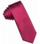 Barry Wang Fashion Skinny Solid Neckties