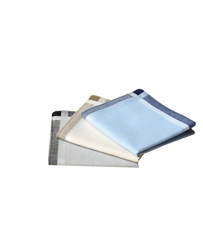 Solid Colored Cotton Handkerchiefs Pack 43cm