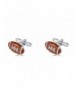 Cufflinks American Football Zirconia Jewelry