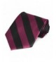 Raspberry and Black Striped Tie