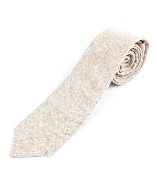 Cotton Skinny Necktie Freehand Design