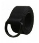 Womens Canvas Black D ring Fathers