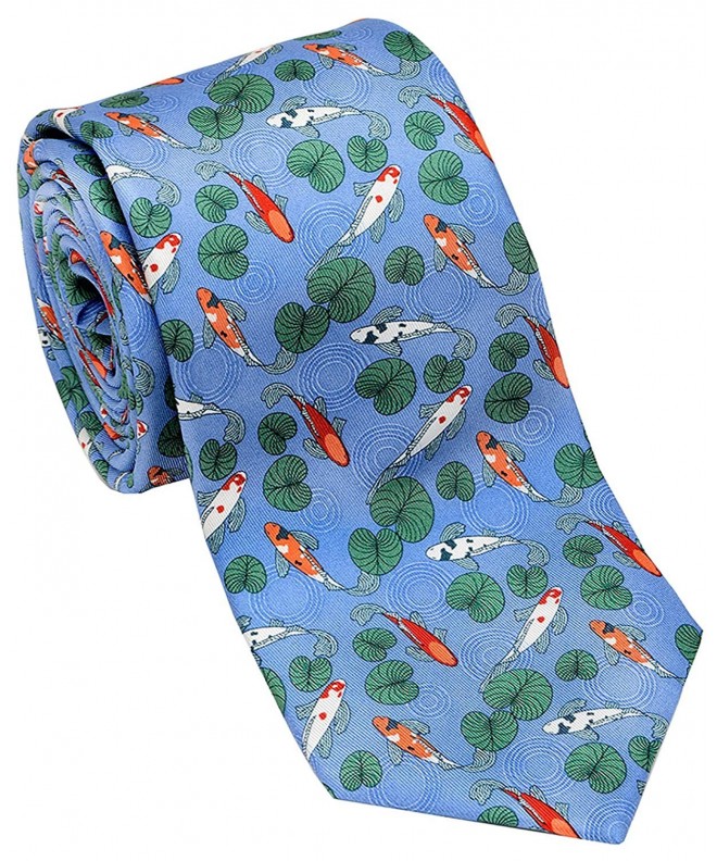 Josh Bach Mens Fish Necktie