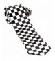 Black White Checker Necktie Unisex