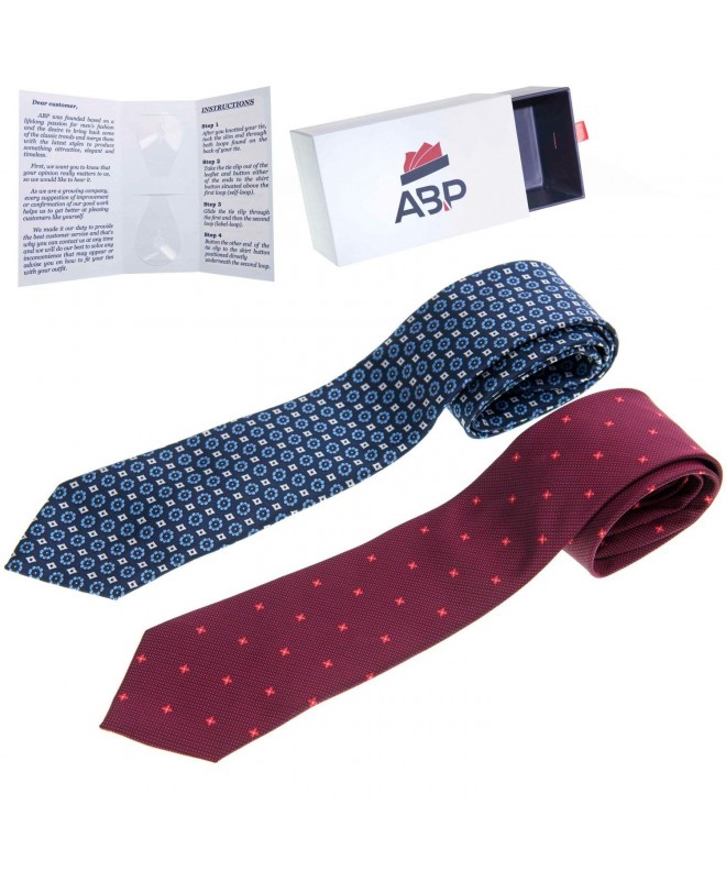 ABP Ties Men Neckties Blue