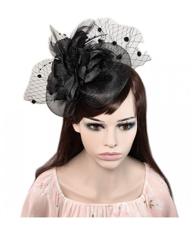 YSJOY Feather Fascinator Aceessory Cocktail