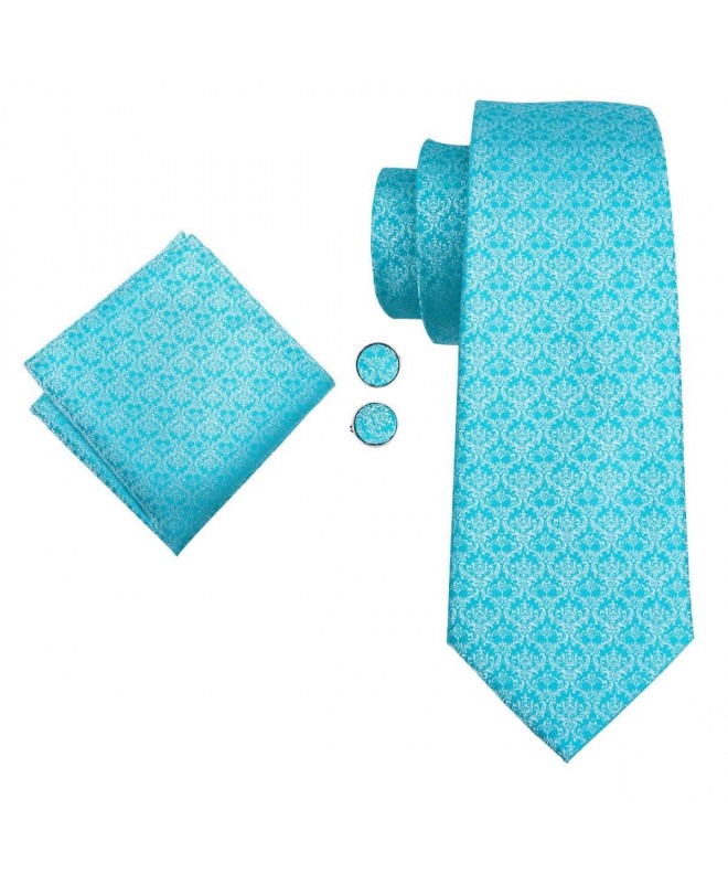 Hi Tie Necktie Wedding Cufflinks Turquoise