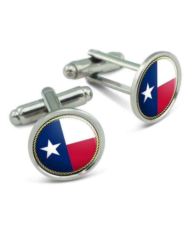 Made Terra Texas State Cufflinks