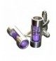 Hourglass Cufflinks Electroplate French Purple