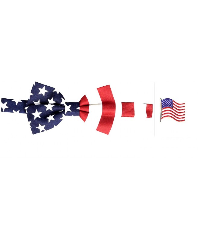 American Flag Bow Tie Lapel
