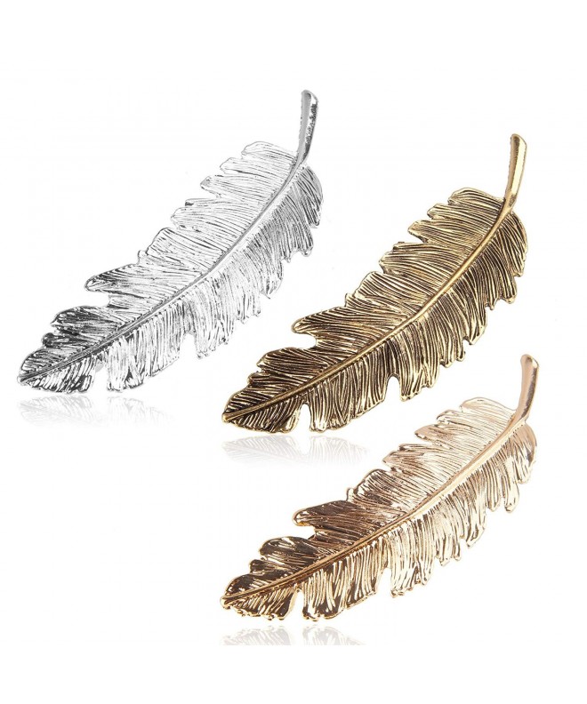 Beauty7 Feather Barrettes Ponytail Accessories
