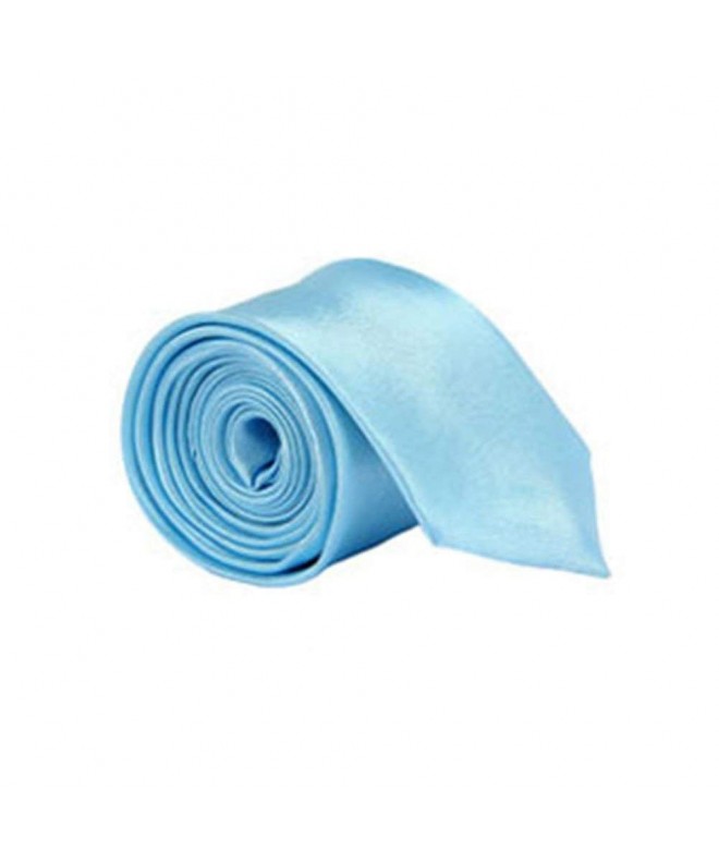Weixinbuy Formal Solid Plain Neckties