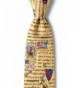 Parchment Silk Illuminated Manuscript Necktie