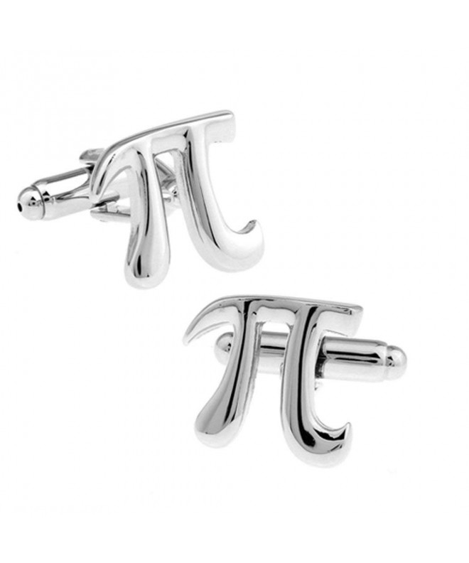Fashion Silver Cufflinks Formal Alphabet