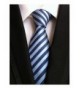MENDENG Classic Striped Jaquard Neckties