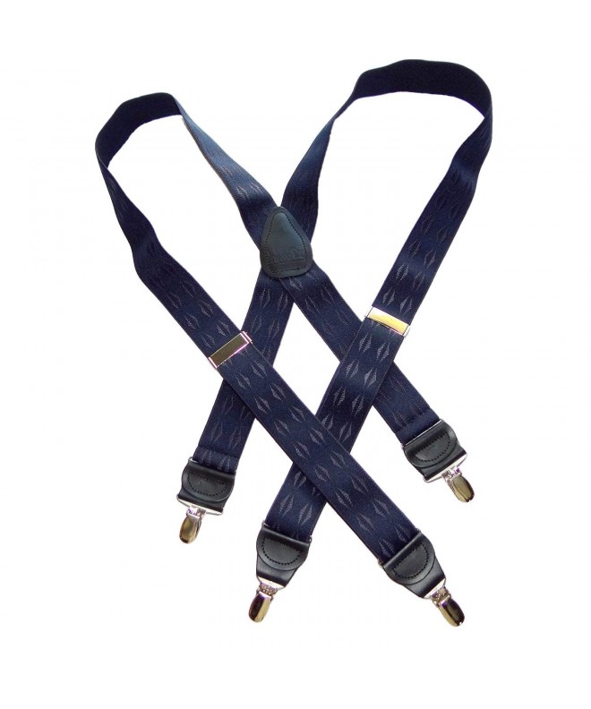 Suspender Jacquard suspenders Patented silver tone