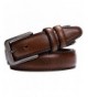 Brown Pin buckle Silver Classic Leather