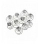 SODIAL silver plated Crystal spiral
