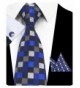 GUSLESON Fashion Necktie Handkerchief Cufflinks