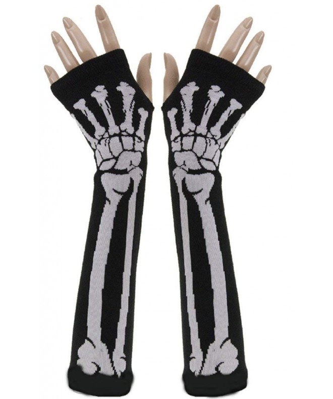 SEADEAR Winter Skeleton Fingerless Gloves
