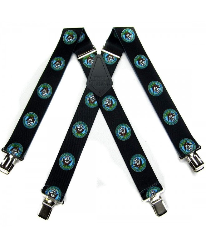 Black Blue Navy Quality Suspenders