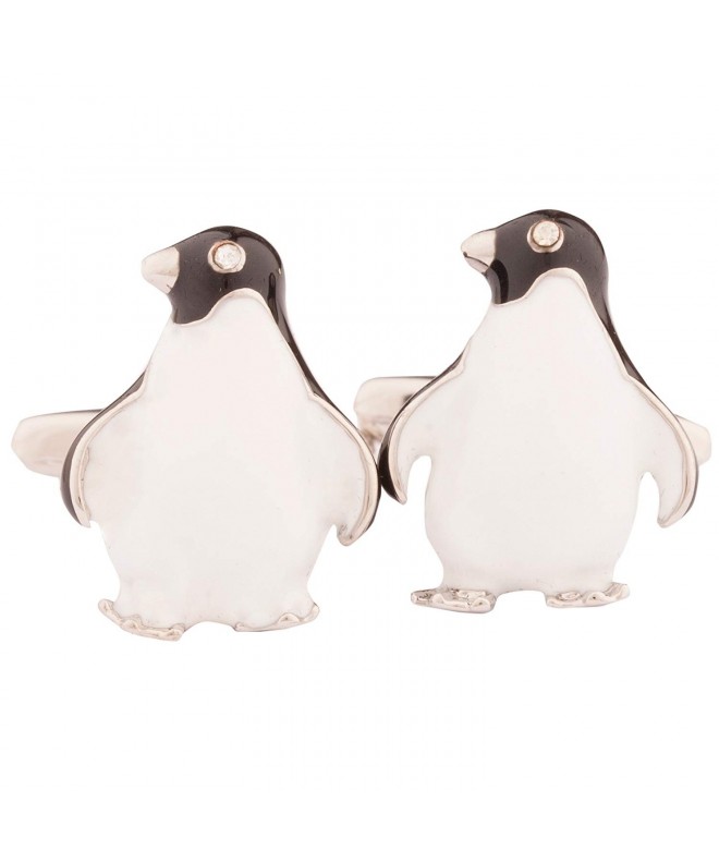 CUF058 Mens penguin cufflinks gift box