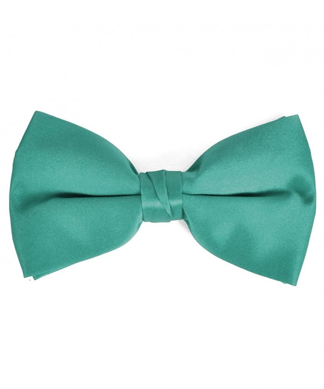 boxed gifts Solid banded Bowtie Turquoise