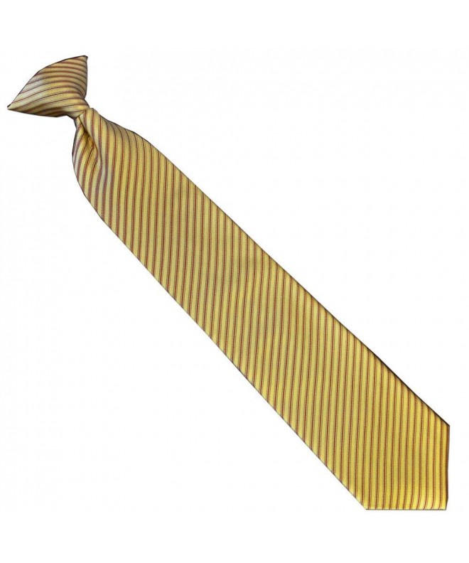 Necktie Emporium Woven Yellow Striped