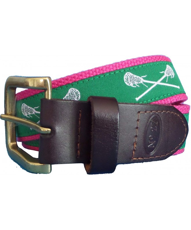 No27 Green Lacrosse Leather Buckle