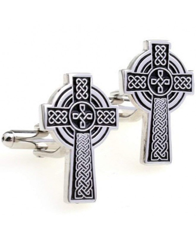 Covink Cufflinks Catholic Celtic Silver