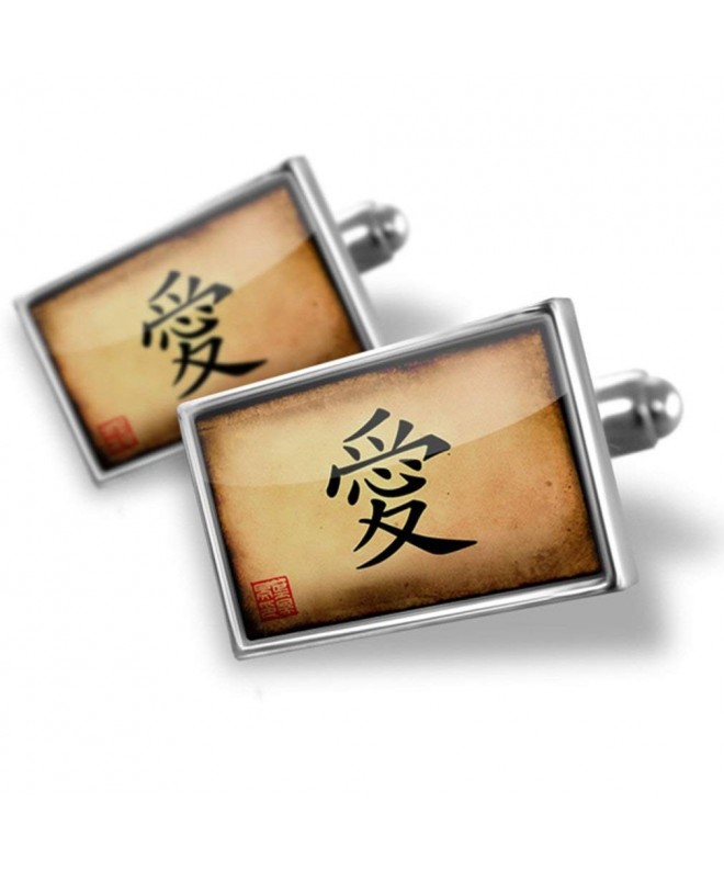 NEONBLOND Cufflinks Chinese characters letter