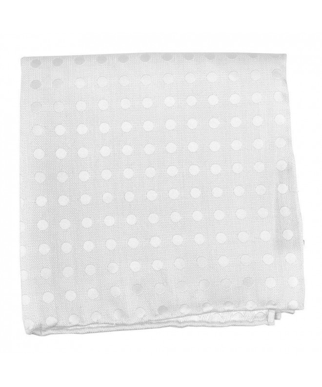 Linen Textured Polka Pocket Square
