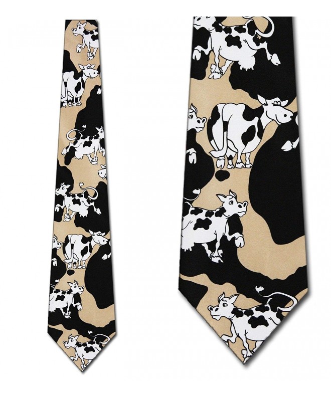 Cow Hide tie Mens Necktie
