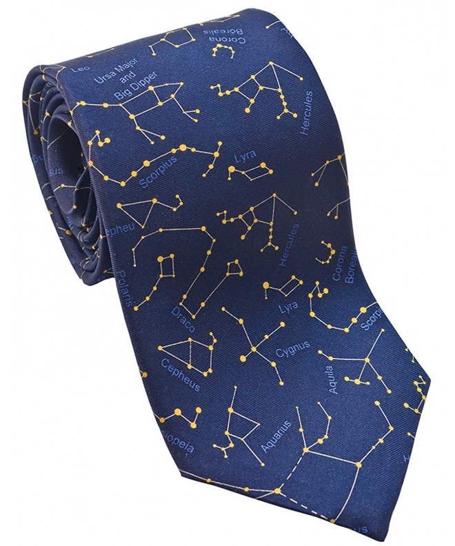 Josh Bach Mens Constellations Necktie