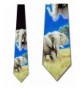 Elephant Mens Neckties Three Rooker