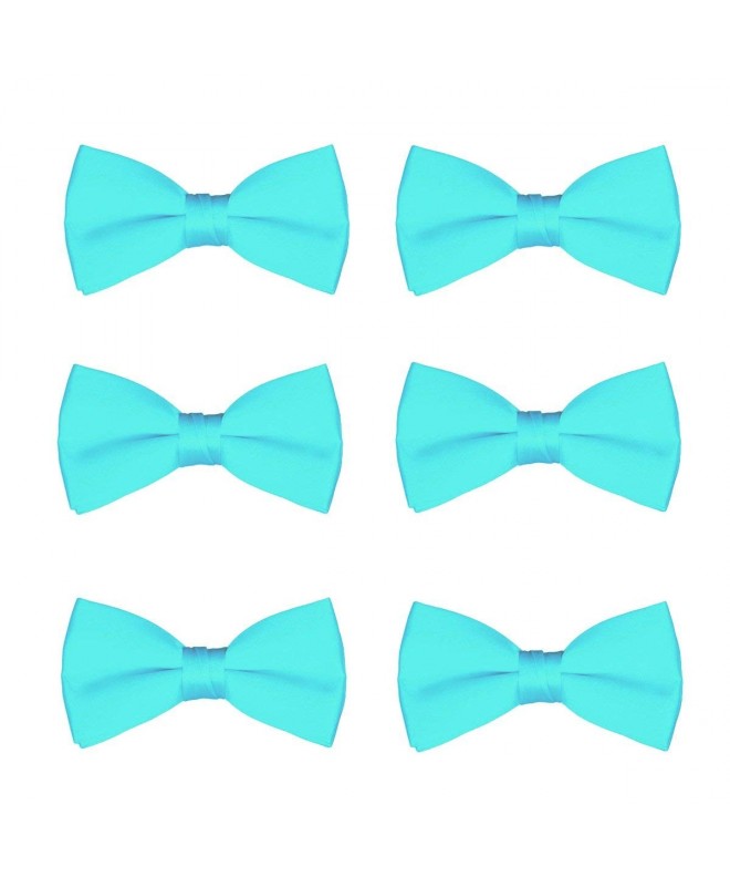 Wholesale Pre Tied Bowties Wedding Turquoise