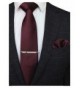 JEMYGINS Maroon Formal Necktie Pocket