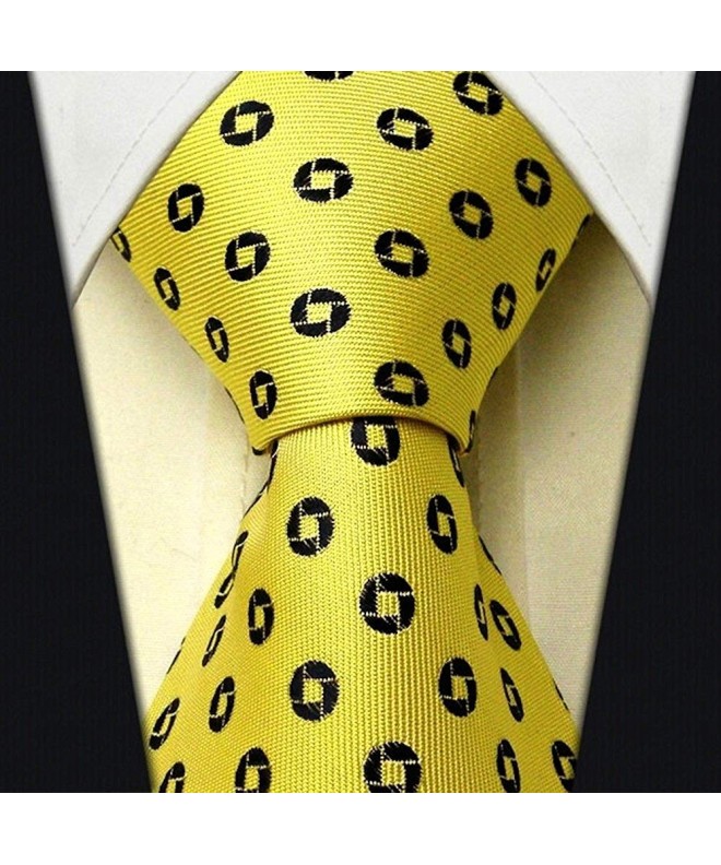 Geometric Ties Men Woven Necktie