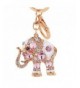 Aibearty Fashionable Rhinestone Elephant Keychain