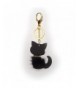 Richbud Leather Keychain Handbag Cat Mink