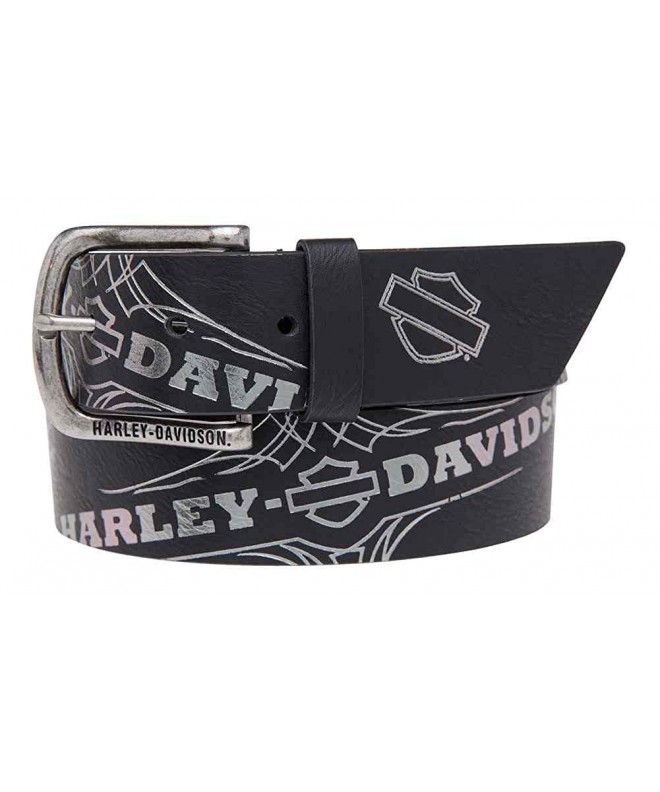 Harley Davidson Printed Genuine Leather HDWBT11024
