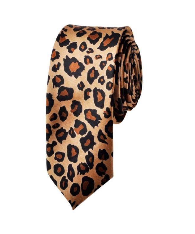 TopTie Unisex Leopard Spotted Necktie