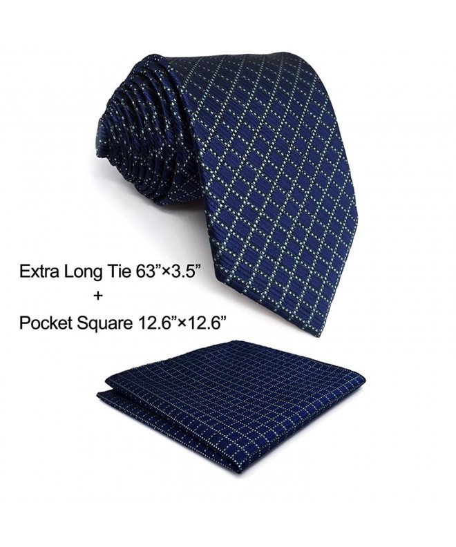 Shlax Fashion Checkered Necktie Jacquard