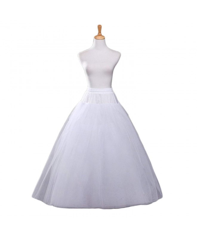 bridal Hoopless Petticoat Crinoline Underskirt